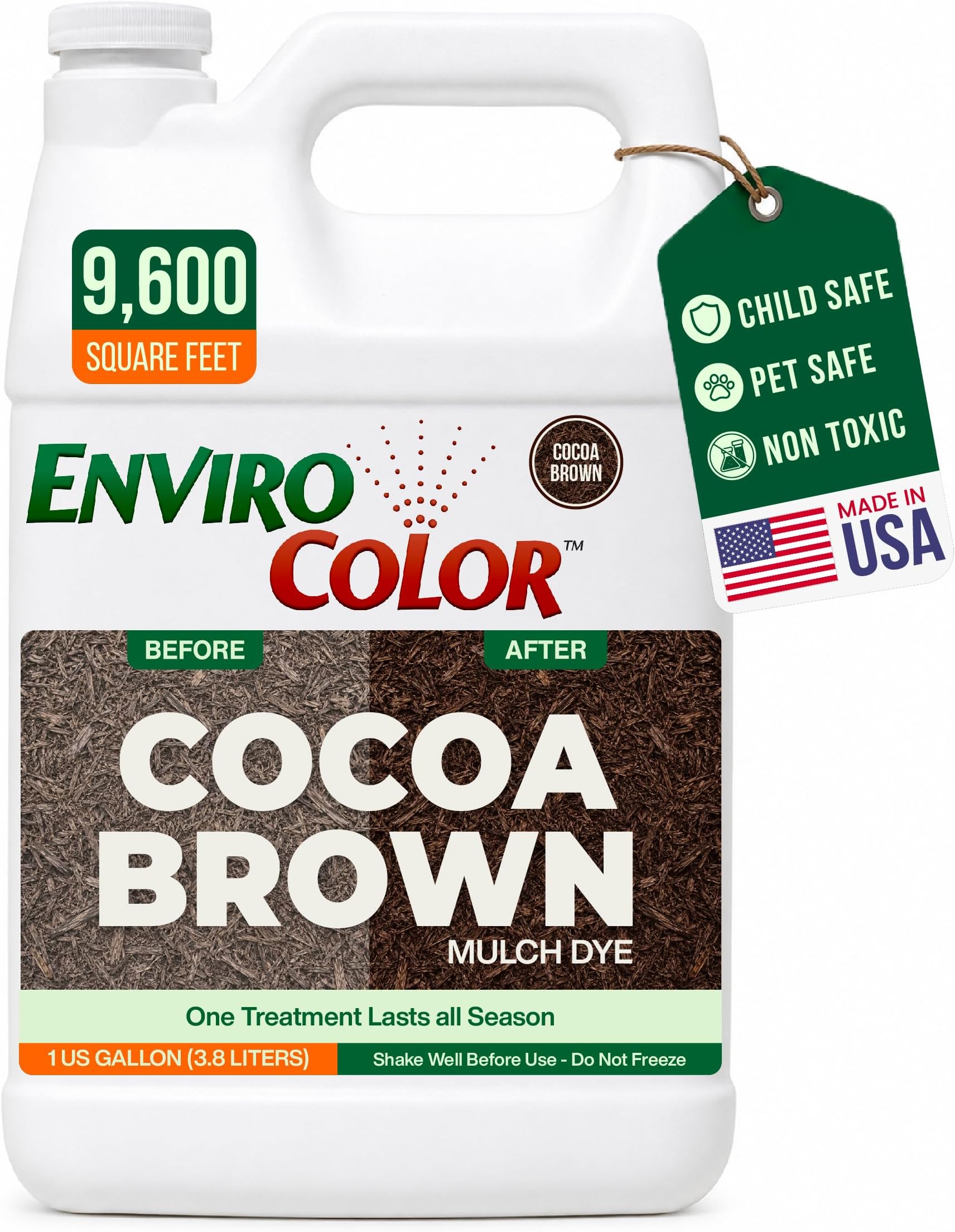 Brown Mulch Dye 1 Gallon