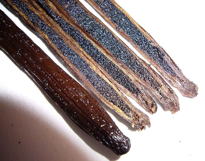 25 Vainas de Vainilla Orgánica Madagascar Grado A para Extracto miniatura 6