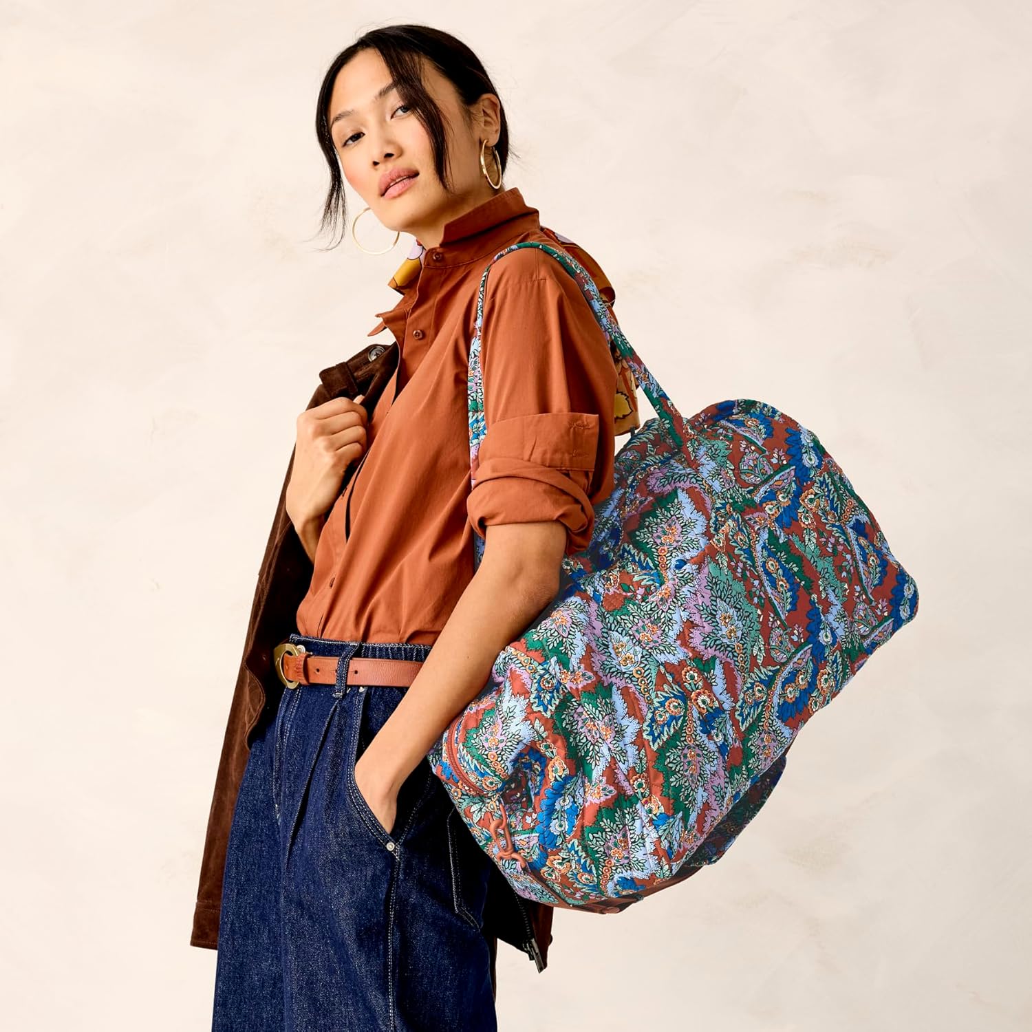 Women's Cotton Large Miramar Weekender - Image 2