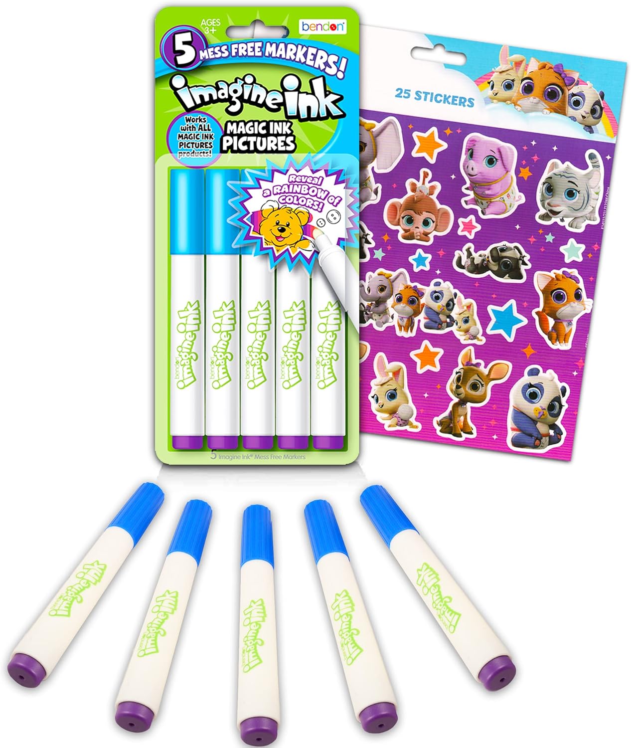 Imagine Ink Markers Only Replacement Bundle 5 Pc Imagine