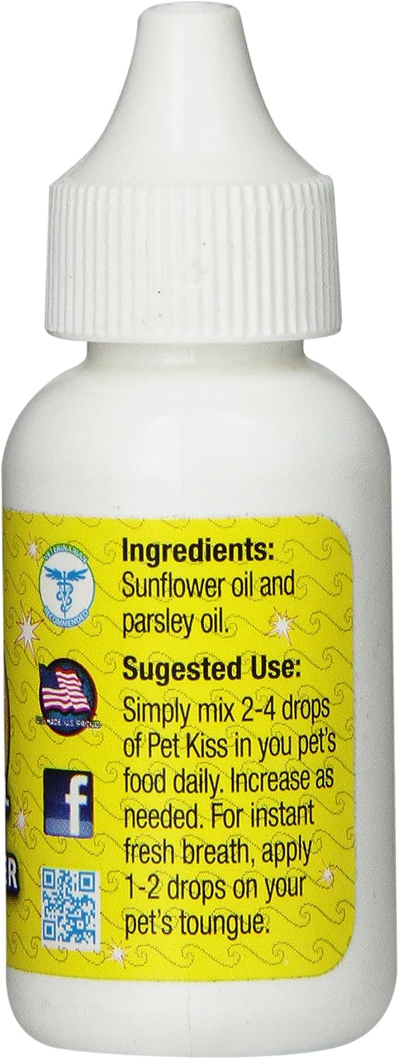 Pet Kiss Breath Freshener for Dogs, 1-Ounce