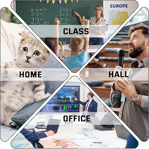 Vista 14 de Presentación recargable Clicker Presentador inalámbrico Control remoto USB PowerPoint PPT Clicker, puntero láser verde RF 2.4GHz Presentador remoto