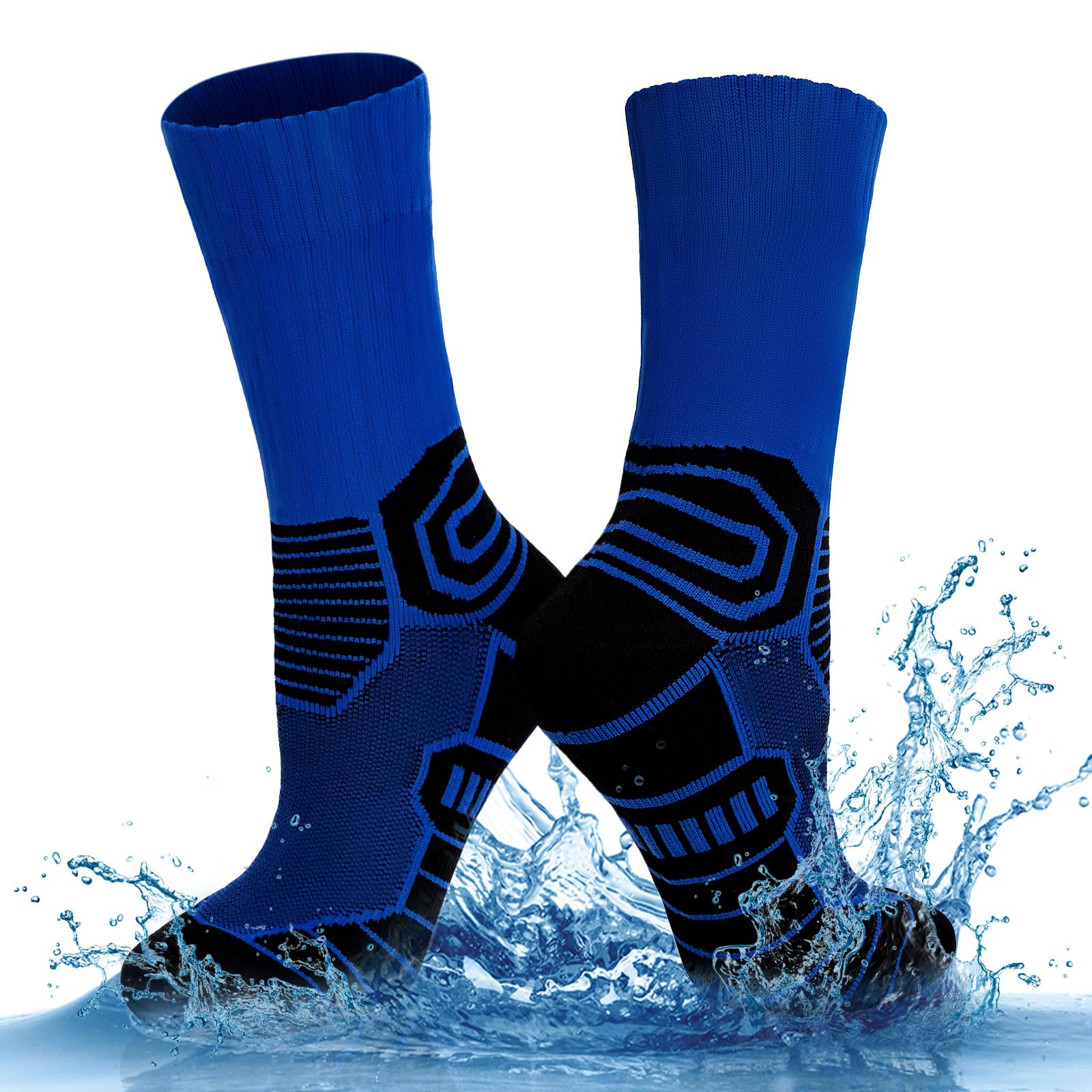 LEOSTEP Waterproof Socks for Men and Women,Outdoor Breathable Socks for Hiking, Wading, Skating, Skiing, Camping