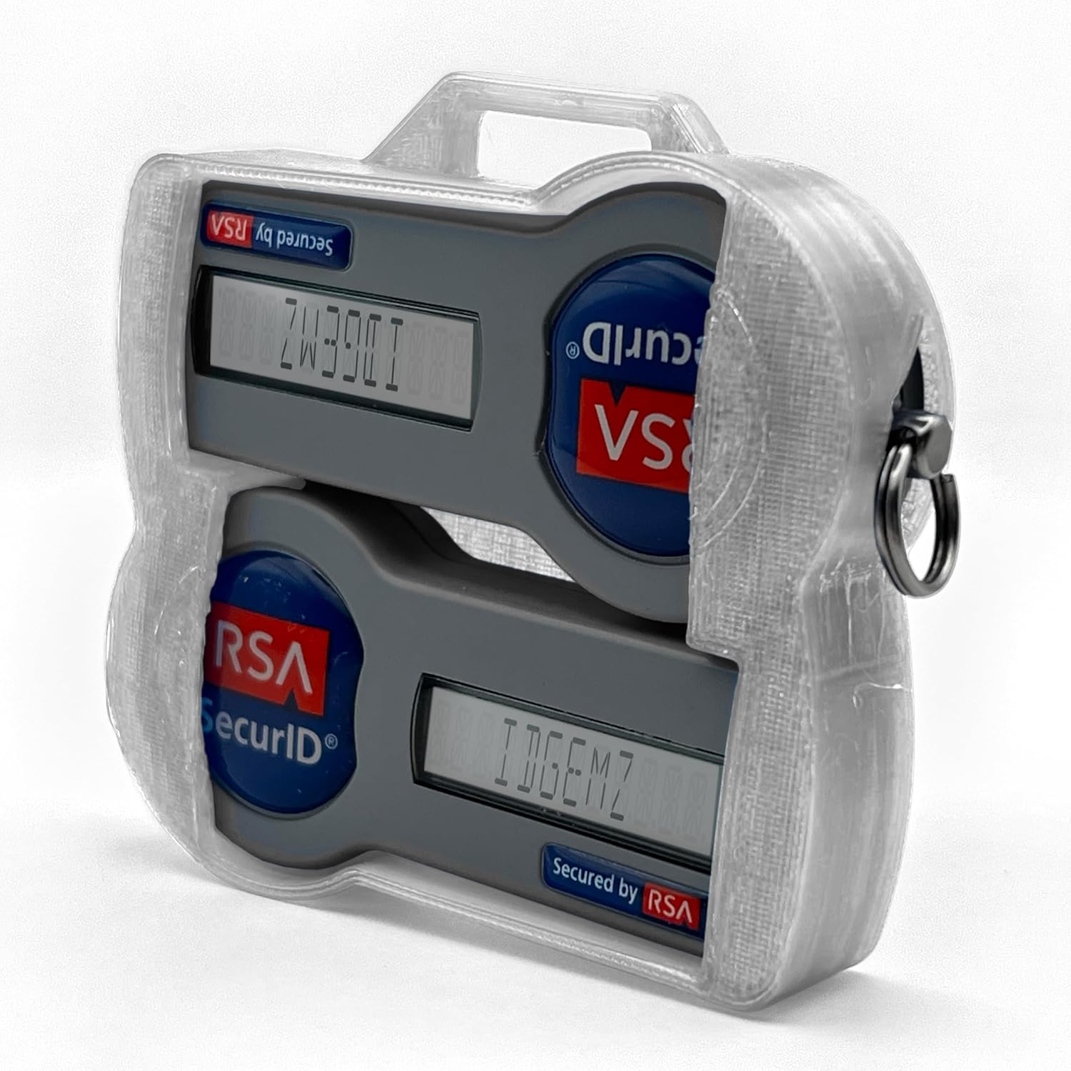 Amazon.com : Token Holder for RSA SecurID (Diamond Clear, Holds 2 ...