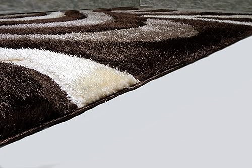 Miniatura 4 de Msrugs Monaco Collection - Alfombra de sala de estar contemporánea., 500-gris