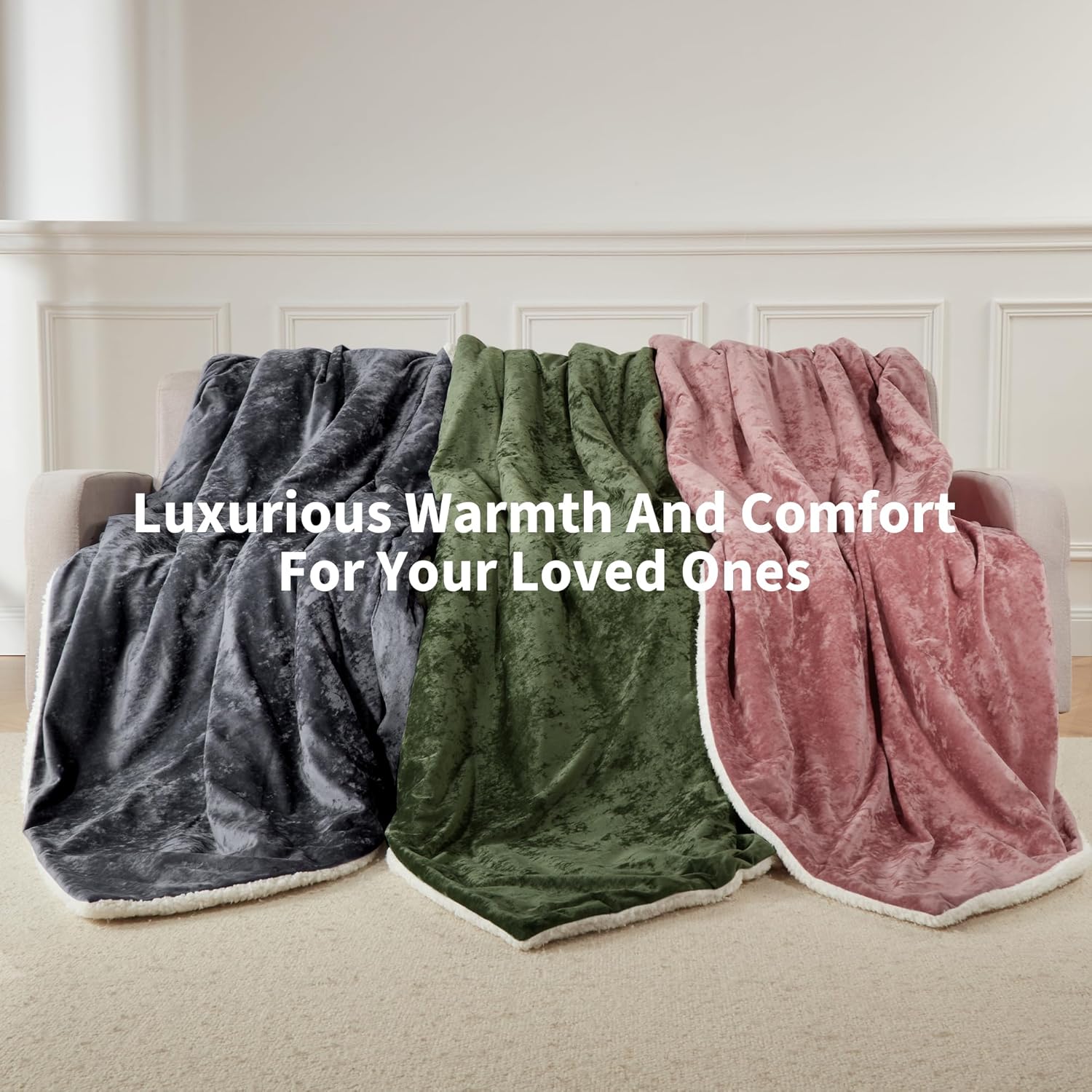 GarveeHome King Size Electric Blanket with Dual Control, Pink Heated Blanket King, Velvet Soft Cozy Heating Blankets, 4 Heat Settings & 10H Auto Off, Machine Washable, ETL Certified, 90" x 100" - Image 8