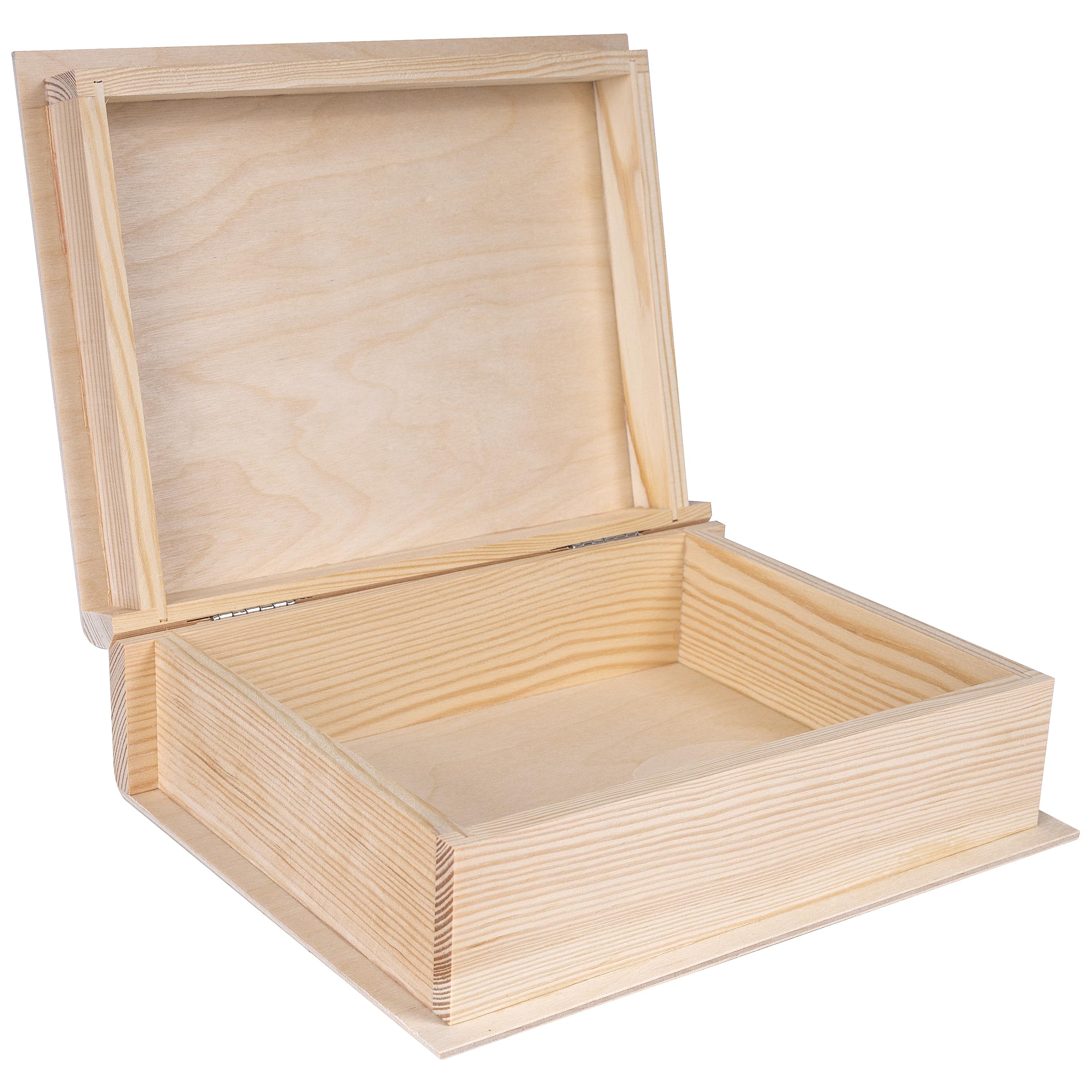 Cassa decorativa in legno vintage con serratura, scatola in legno con