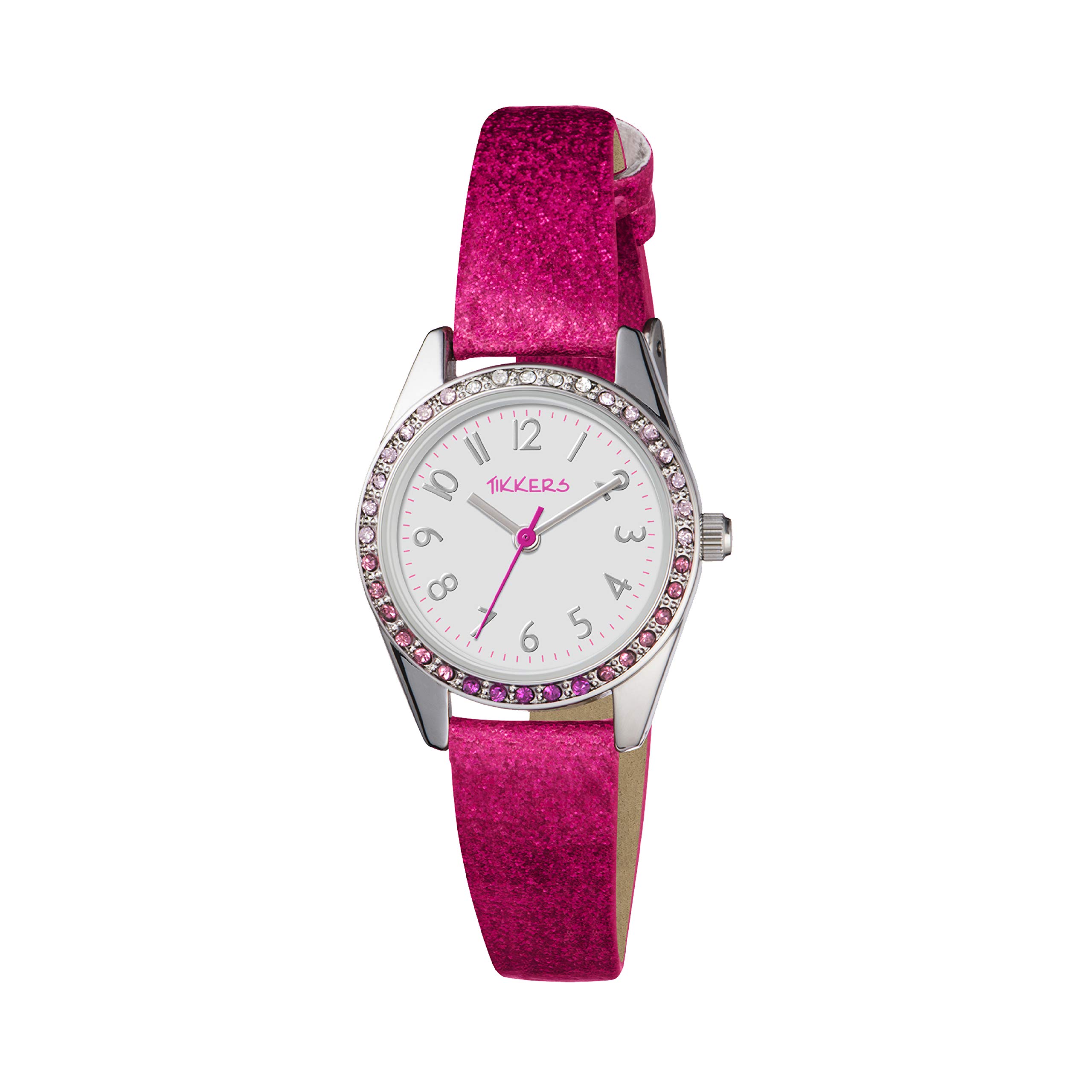 TikkersGirl'S Analogue Quartz Watch With Imitation Leather Strap TK0123