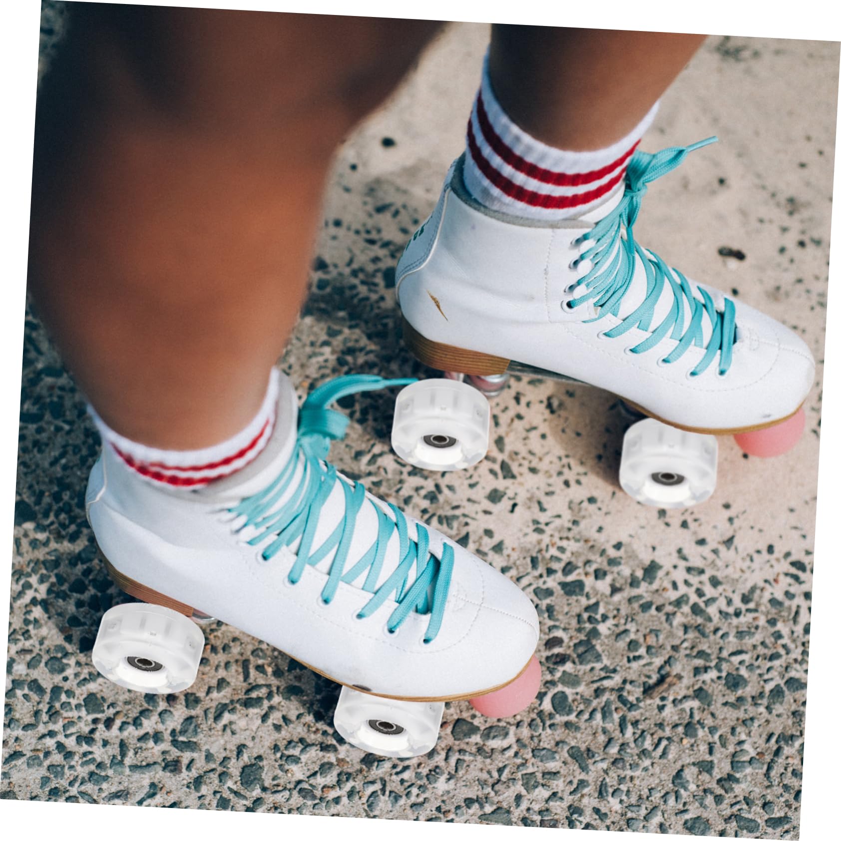 Ruedas Luminosas para Patines Pu, Juego de 1 Set para Patines