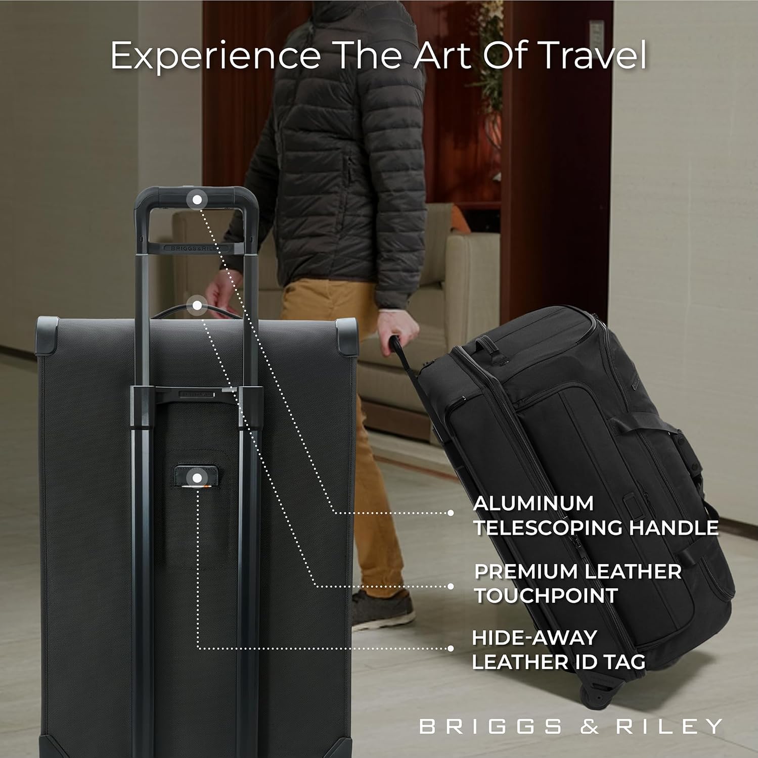 Briggs & Riley Travel Duffel Bag - Weekender & Overnight Luggage for Women & Men, Softside Bag