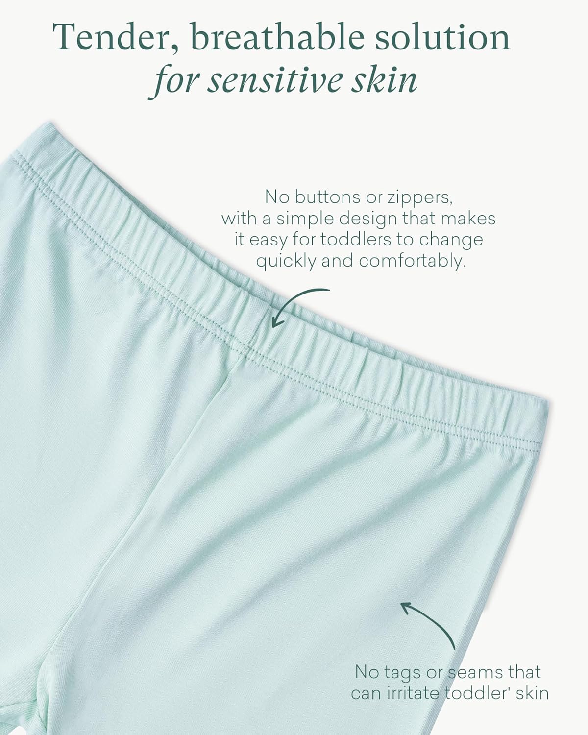 SuperSoft Short Sleeve Toddler Pjs Set, 4-Piece Bamboo Viscose Unisex Sleepwear, Baby Boys Girls Sung Fit Summer Clothes - Image 4