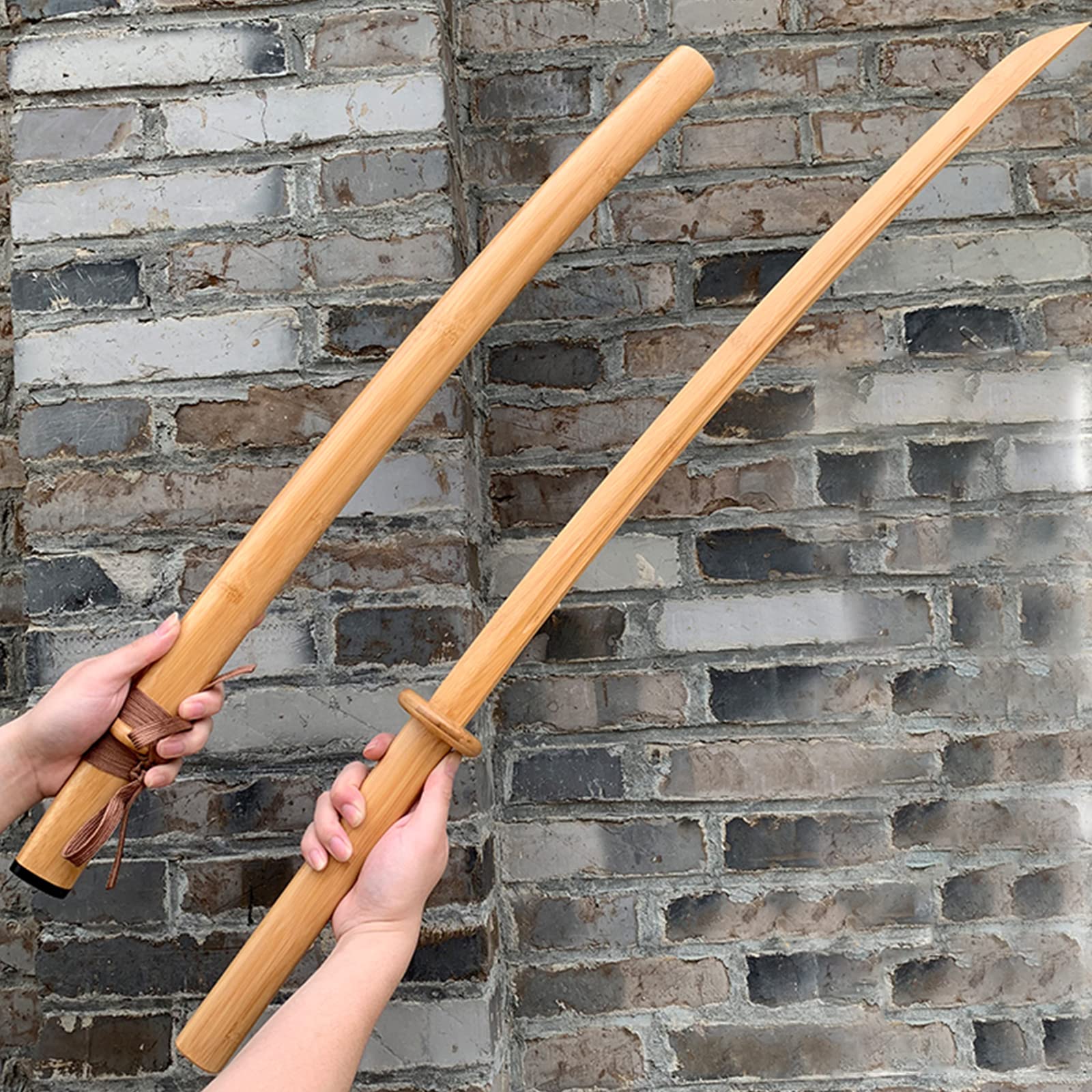 Amazon | 鞘付き手作り木刀、居合道刀、刀の練習、パーティー、展示