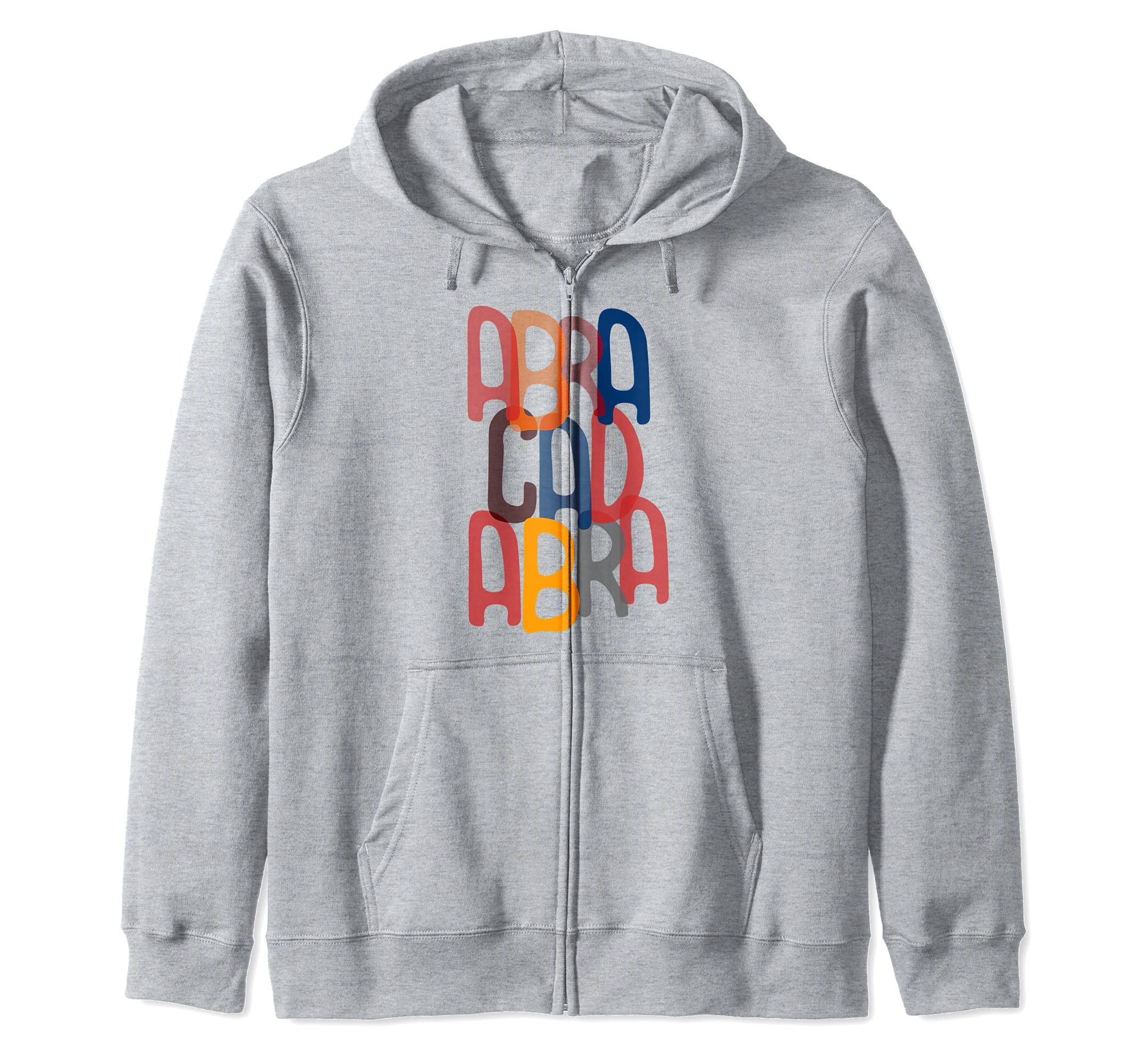 Abracadabra Magician design for Future Magician Zip Hoodie, Grey