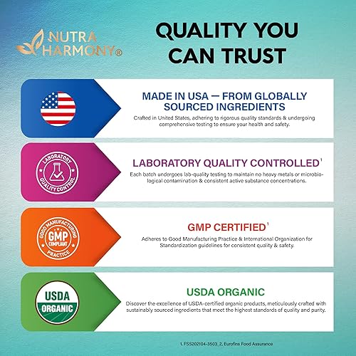 Miniatura 8 de Lions Mane Liquid  Suplemento orgánico de melena de león certificado por USDA  Apoyo cerebral, energía, memoria y enfoque  Extracto de hongo melena