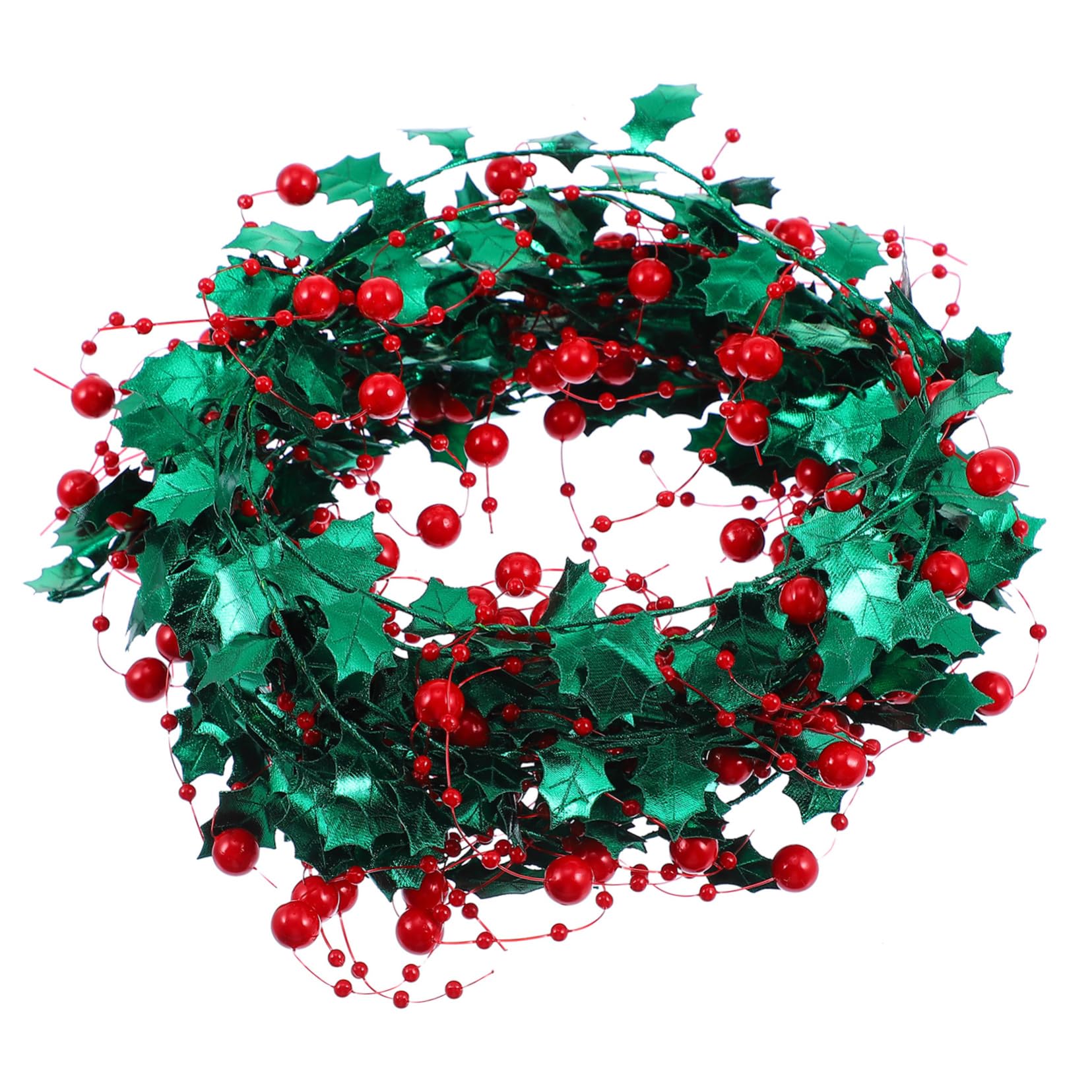 SOLUSTRE 1roll Christmas Tinsel Wire Garland Decoration for Tree Stairs and Tableware Party Accessory for Vibrant Holiday Atmosphere