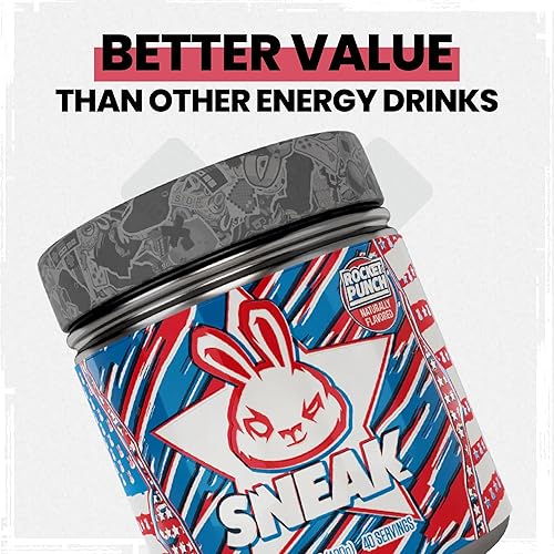 Miniatura 3 de SNEAK Bebida energética en polvo  Rocket Punch  Sin azúcar, sin desagrados. Solo cafeína natural, nootrópicos que aumentan la concentración  40