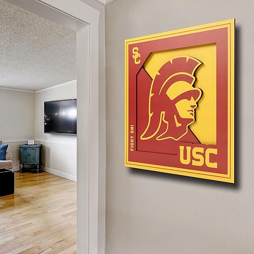 Vista 201 de YouTheFan NCAA Alabama Crimson Tide 3D Logo Series - Arte de pared - 12 x 12