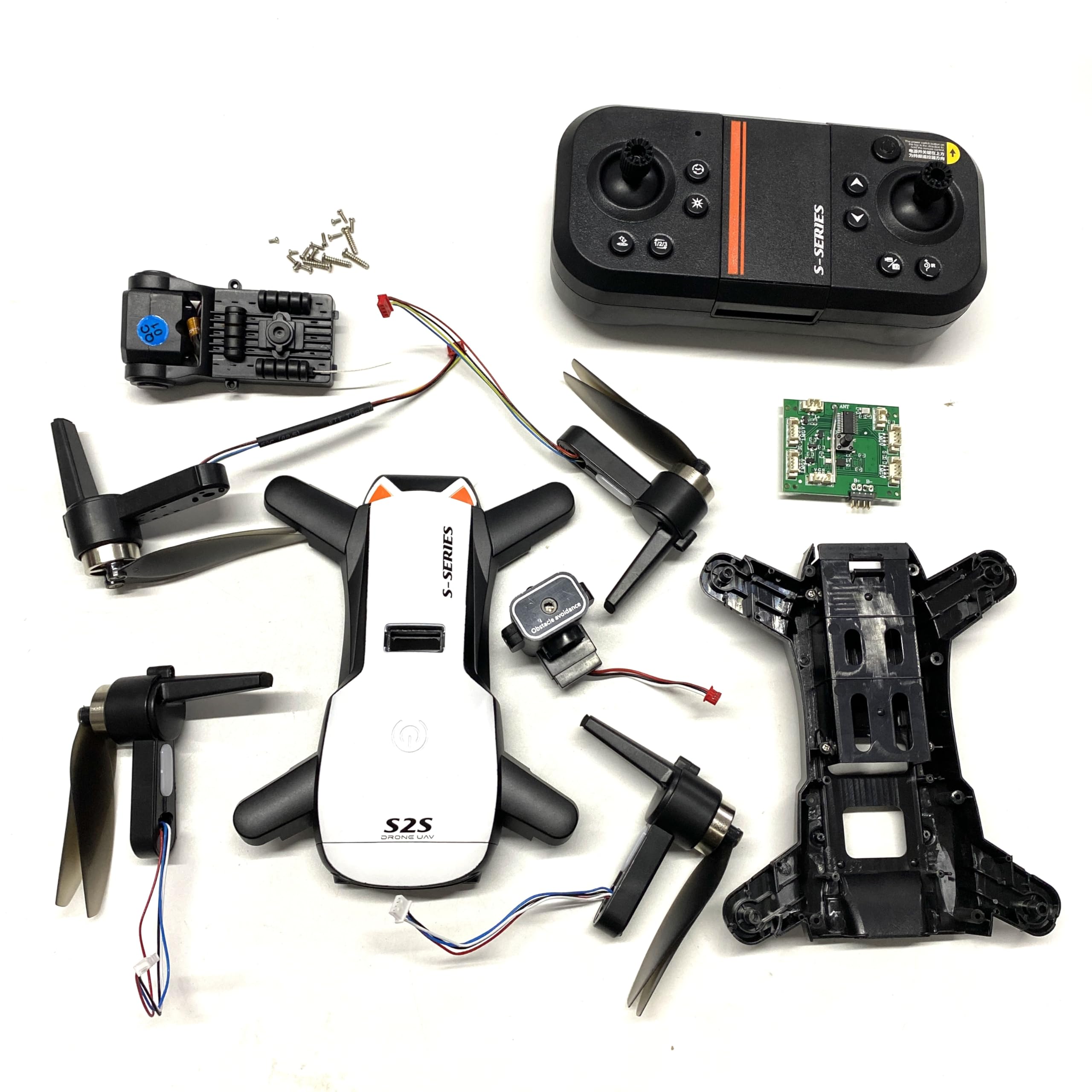 Do bezszczotkowego silnika S2S MAX, ramion dronów UAV RC, śmigieł, całych części, odbiornika Quadcopter, kamery HD 6K(Parts kit)