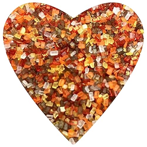 COOL MOM SPRINKLES Mezcla de azúcar de otoño (4 onzas) – Gránulos temáticos para decorar pasteles, cupcakes, galletas y postres – Mezclado en los