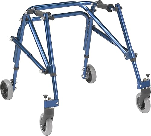Drive Medical KA2200-2GKB Nimbo - Caminador posterior, color azul caballero