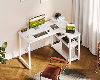 Amazon | AODK パソコンデスク L字 ゲーミングデスク 幅90