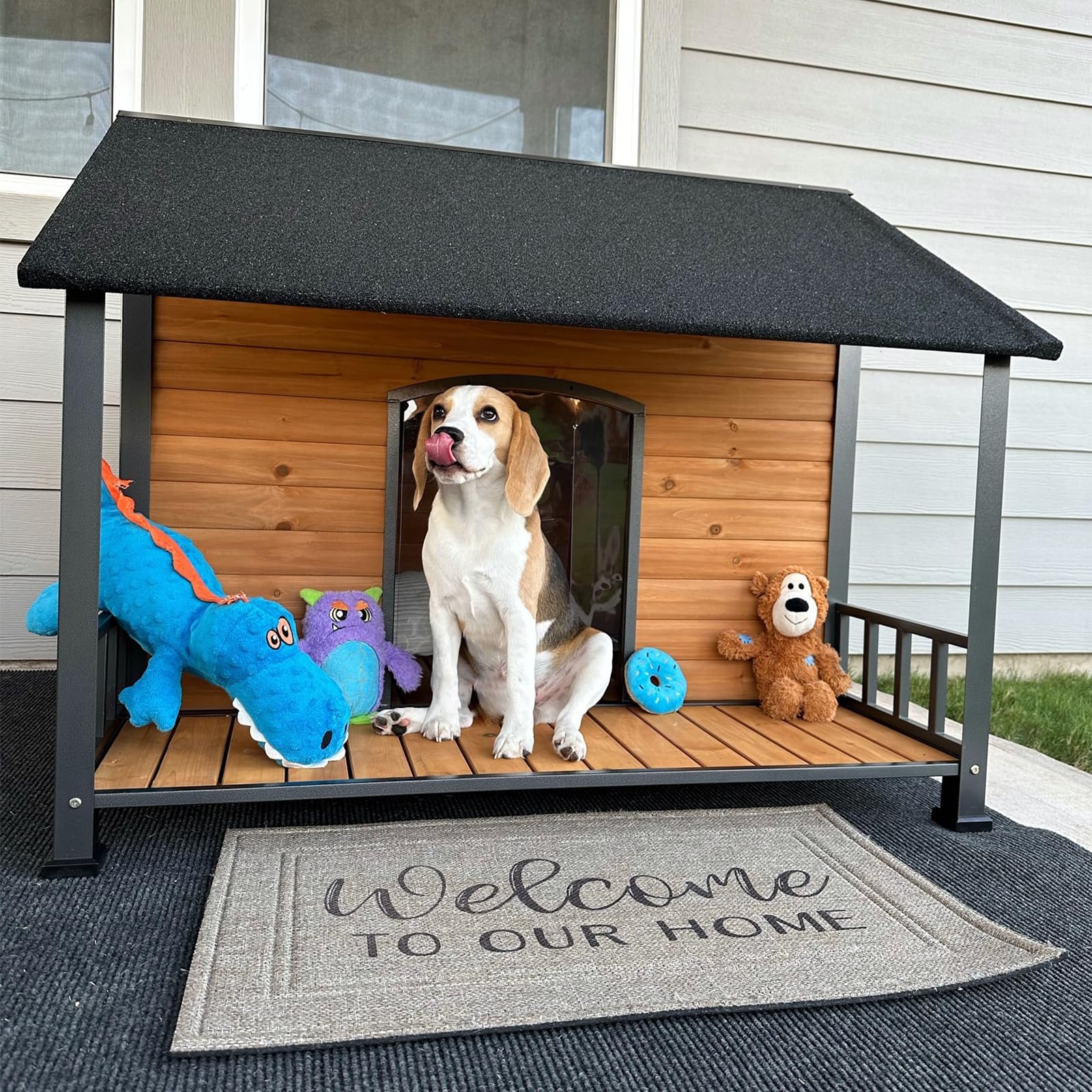 Casas Para Perros Wooden Dog House With Porch Custom Dog House