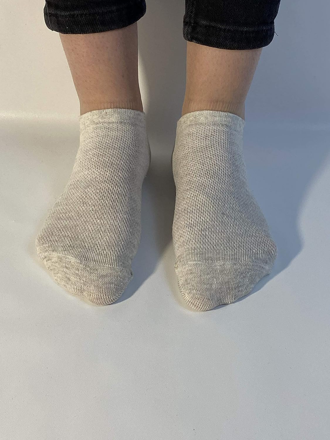 Women's Flax Linen Ankle Socks Quick-Drying Finely Made Mesh-knitted - Image 9