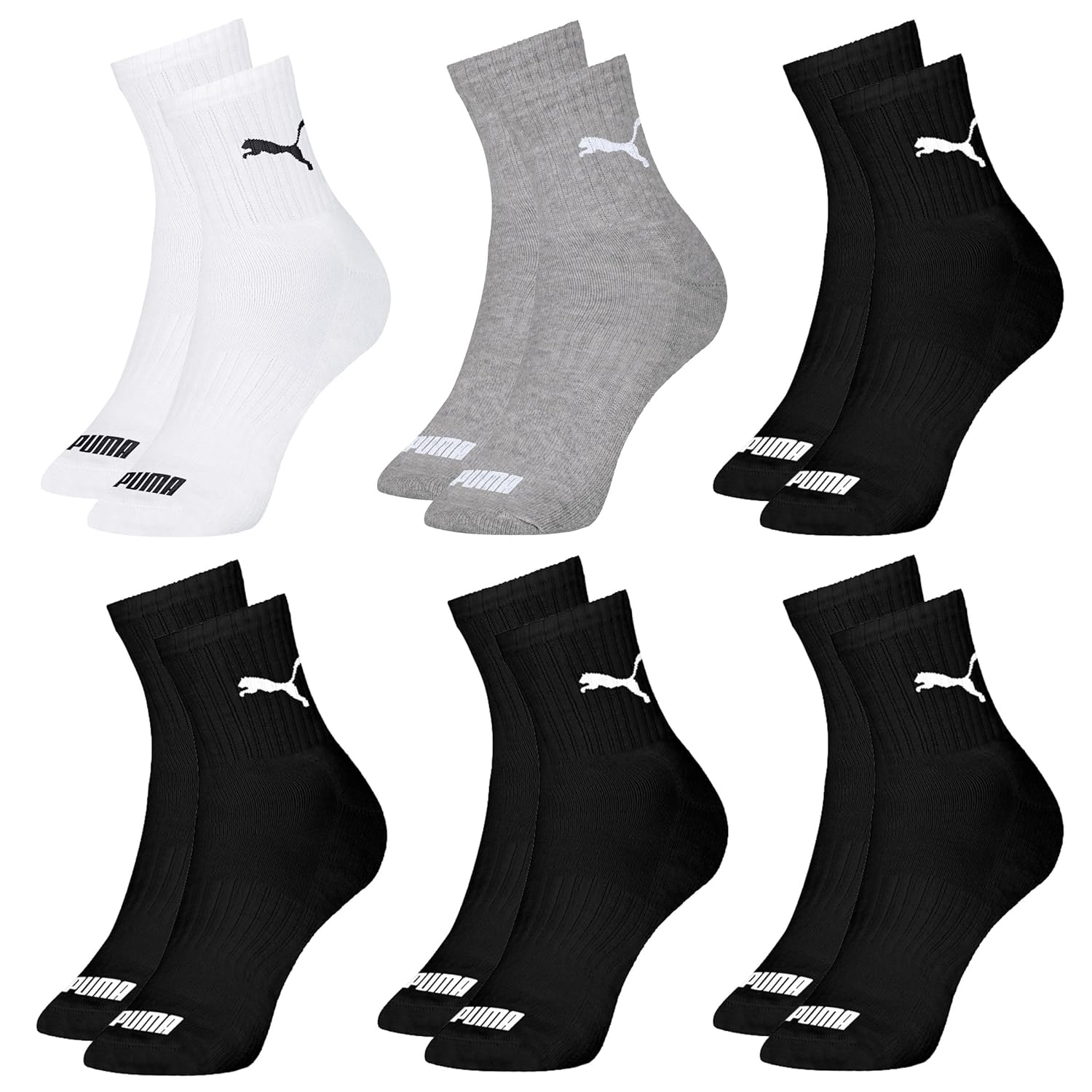 Kit 06 Pares Meia Puma Cano Médio Esportiva Everyday Algodão Adulto Unissex em promoção! Veja a oferta e mais achadinhos de Moda íntima 8 Hoje é o melhor dia para comprar Kit 06 Pares Meia Puma Cano Médio Esportiva Everyday Algodão Adulto Unissex com aquele preço maroto! Promoção! Aproveite a oferta! 8