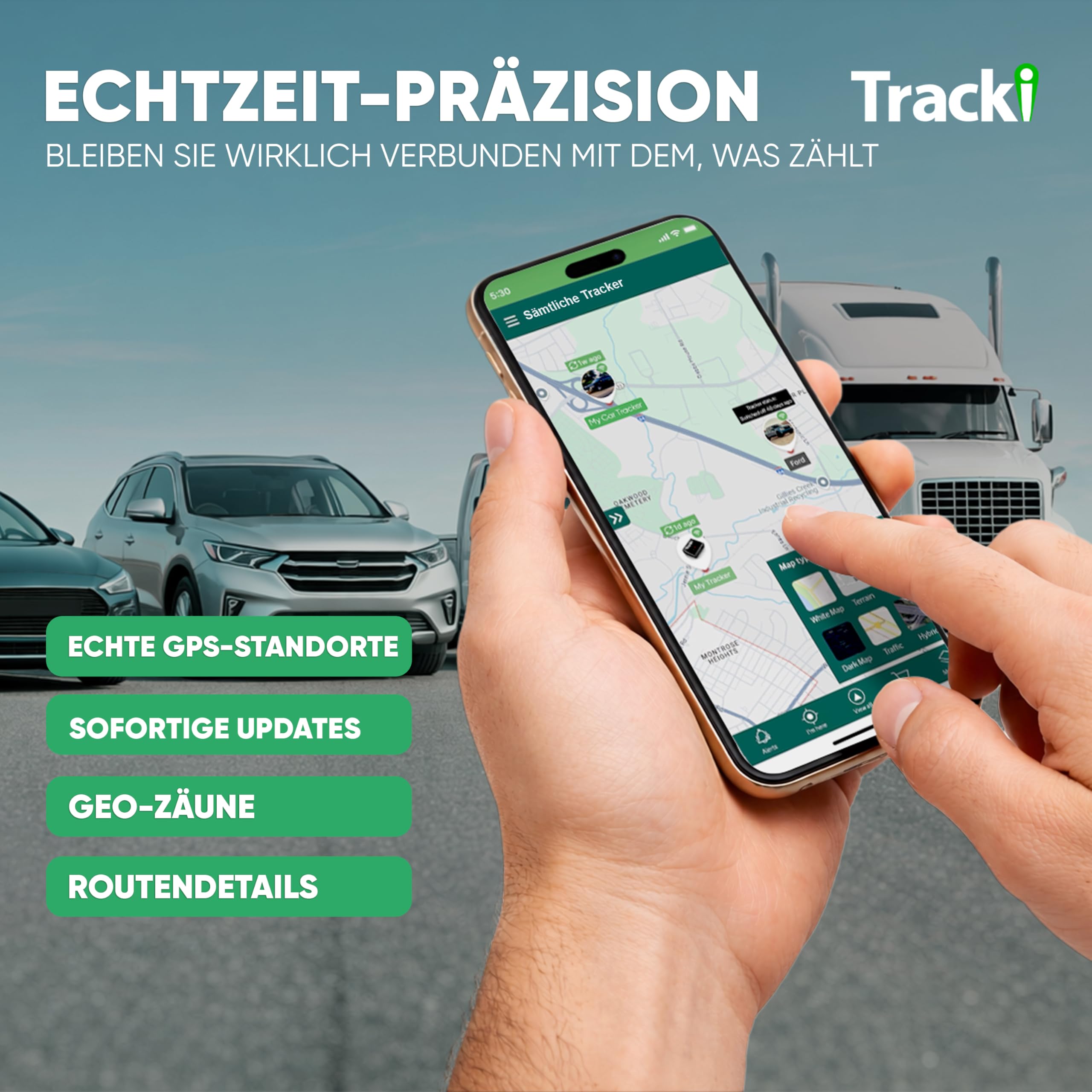 Tracki GPS-Tracker für Fahrzeuge, Autos, Kinder, Vermögenswerte. Abonnement erforderlich 4G LTE GPS-Tracking-Gerät. Unbegrenzte Entfernung, USA und weltweit. Klein, tragbar