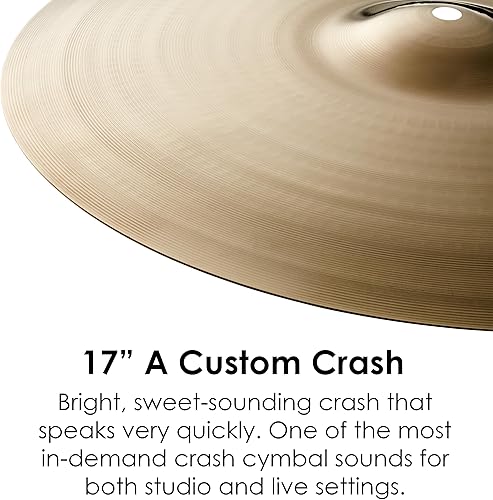Vista 3 de Zildjian - Platillo de choque personalizado de 17 pulgadas