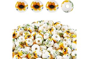 Hicarer 200pcs Ceramic Beads for Jewelry Making