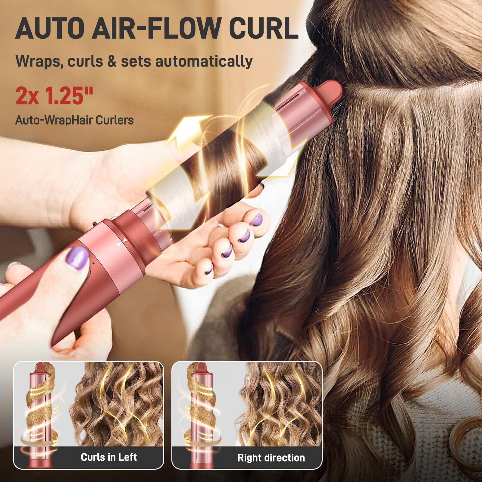 MESCOMB 5 IN 1 ヘアドライヤーブラシ Amazon.com : 5 in 1 High-Speed Hot Air Styler - Professional Frizz