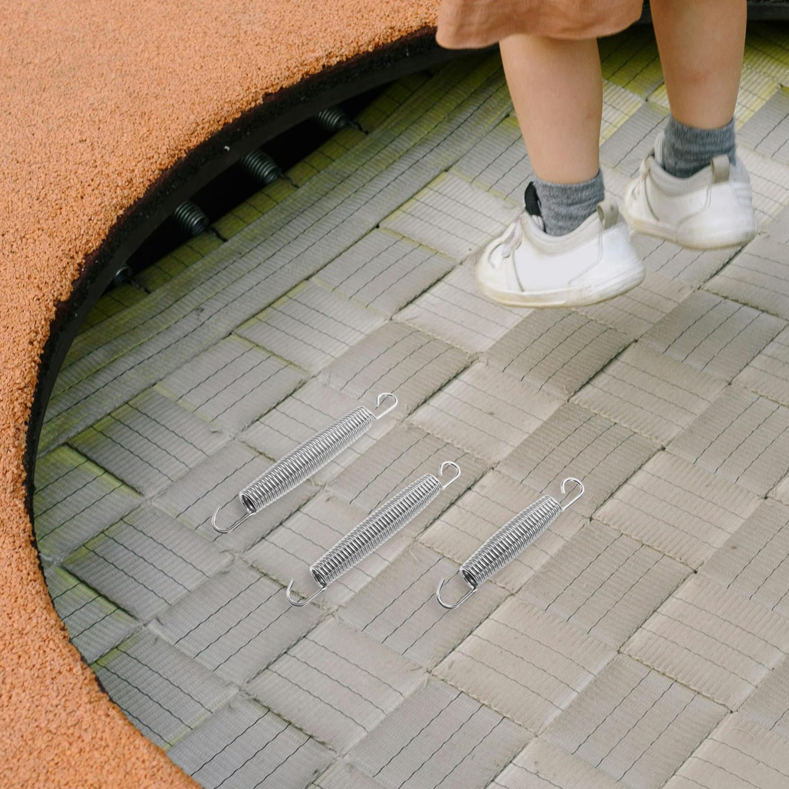 Happyyami 1satz Trampolinfedern Mit T-Haken Universelle Ersatzfedern Strapazierfähige Hochleistungsfedern Für Innen Und Außentrampoline Langlebige Trampolin-zubehörteile Längen