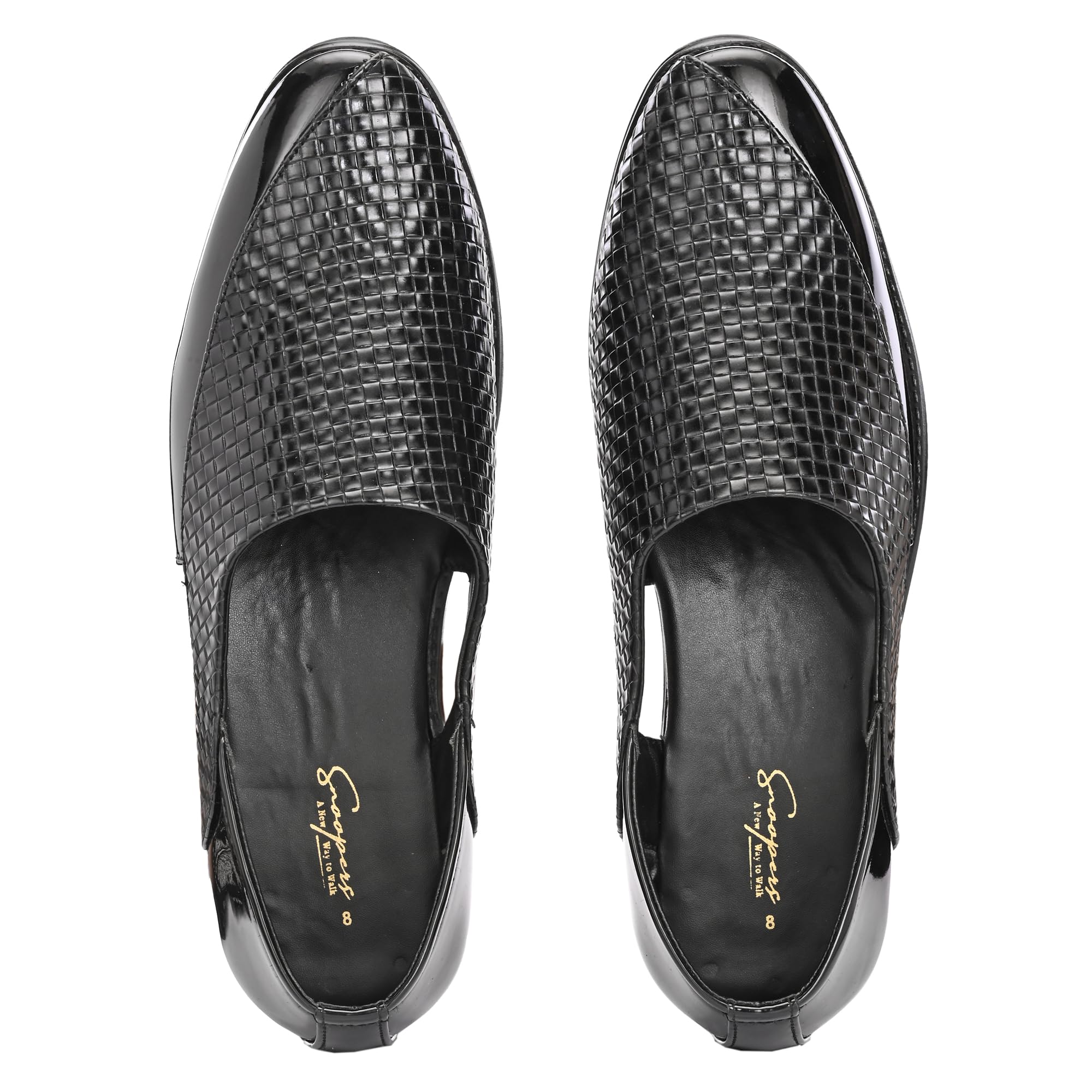 Mens Embossed Ethnic Party Slip On Traditional Juttis and Mojaris-image-15