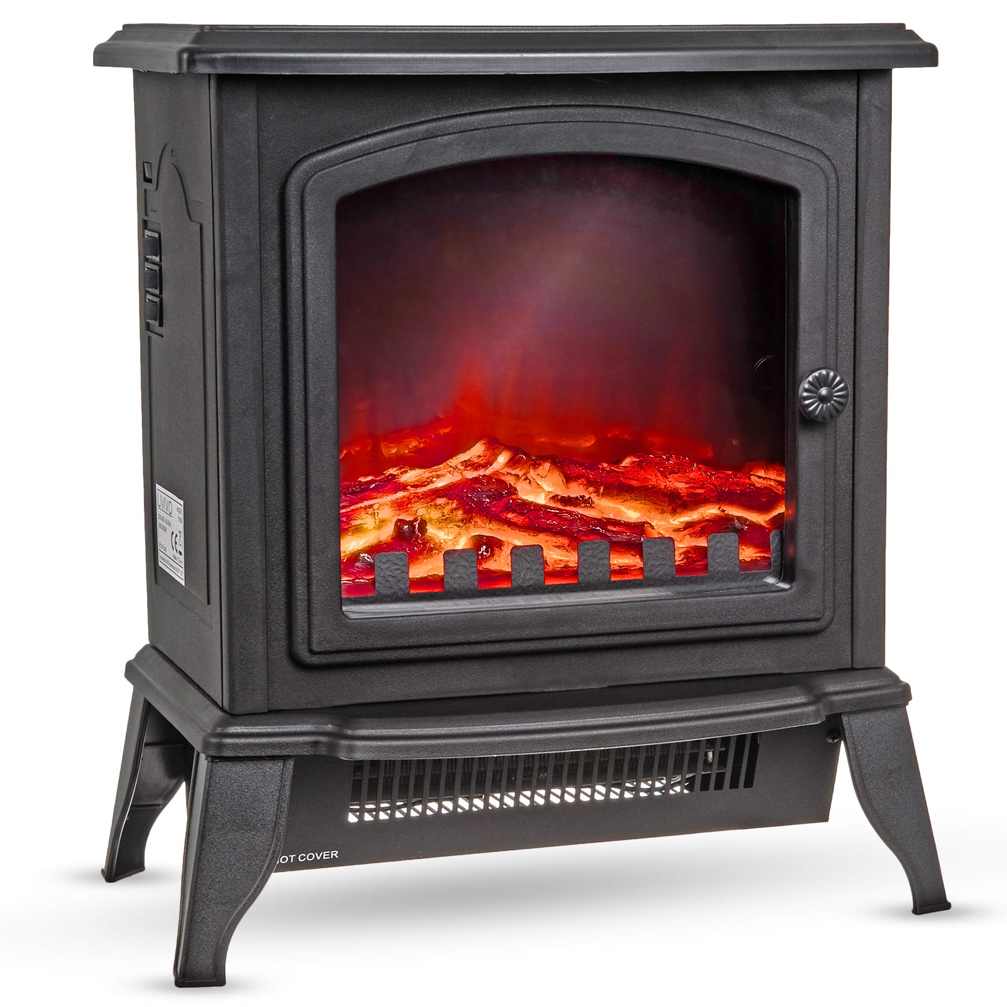 Buy LIVIVO New Log Effect Electric Stove Fire, 2000W, Independent Light