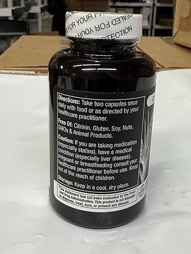Miniatura 9 de Durable Arroz de levadura roja, mejorado con CoQ10, manejo del colesterol extra fuerte, salud cardíaca, flujo sanguíneo saludable, 1600 mg de arroz