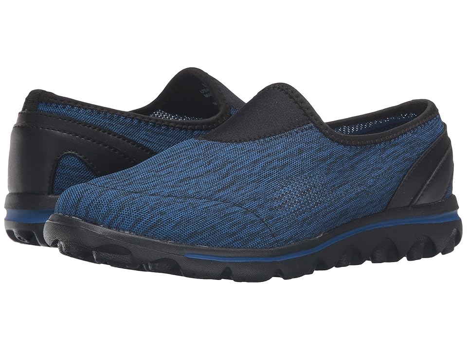 

Propet TravelActiv Slip-On (Black/Navy Heather) Women's Slip on Shoes