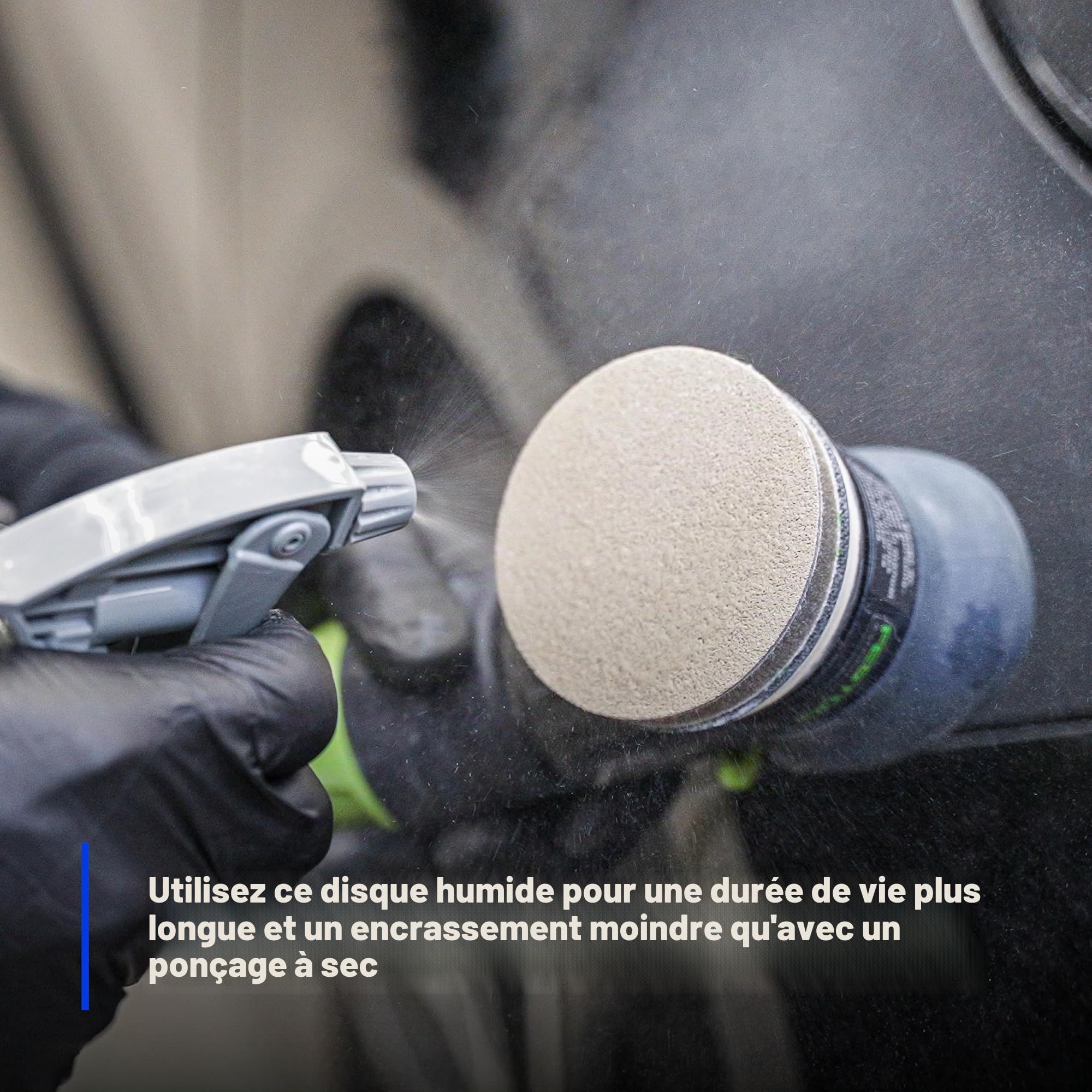 3M Disque en mousse Trizact Hookit 30806, 15,2 cm, grade 8000