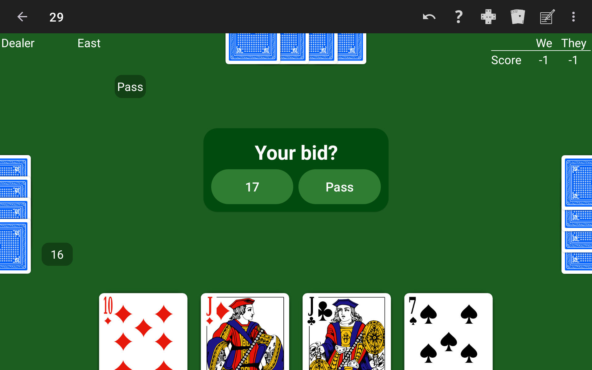 29 Card Game Expert AI App on Amazon Appstore