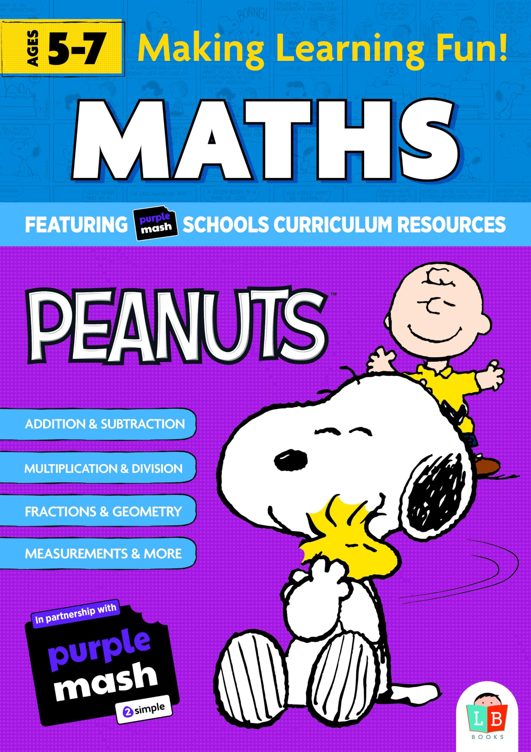 Peanuts Fun Learning Maths Workbook 5-7yrs