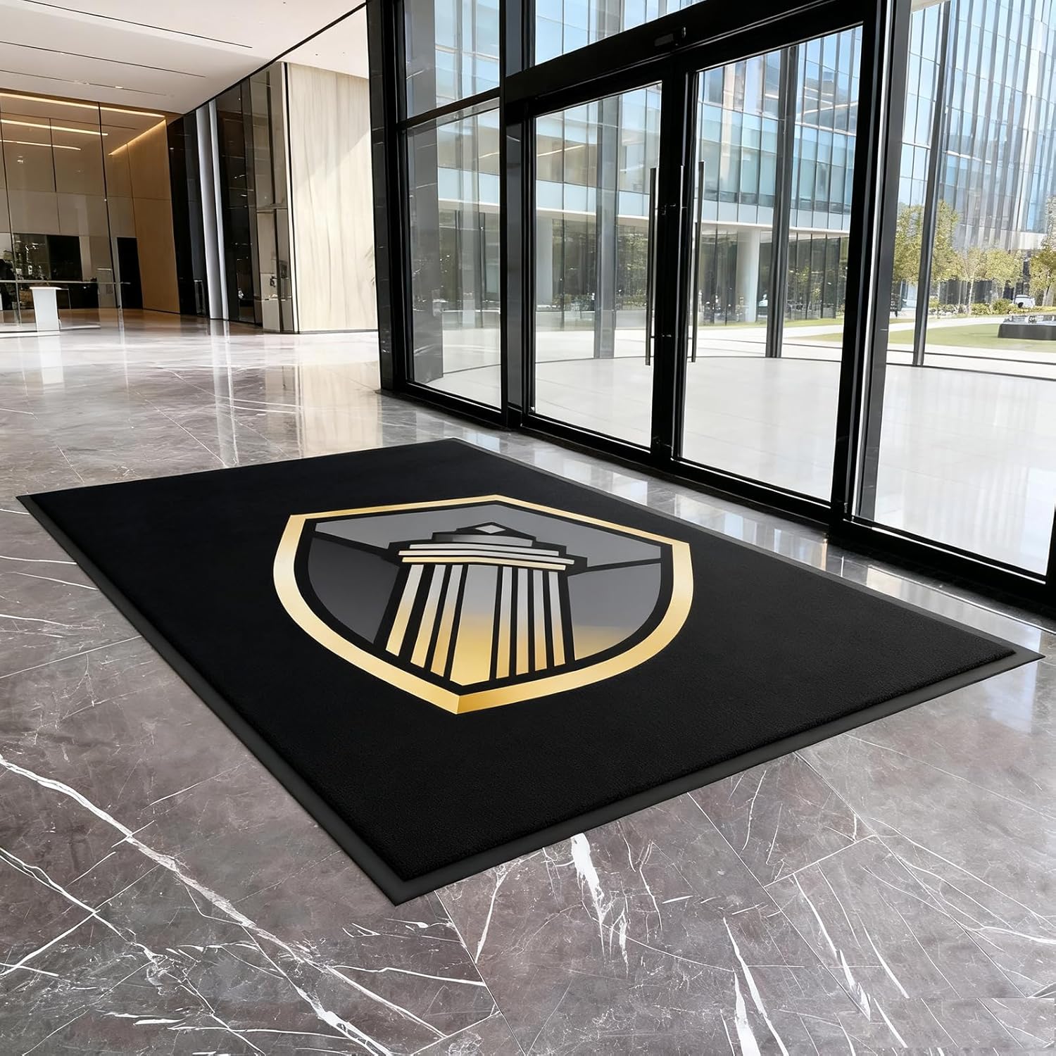 Front Door Mat Personalized Mat for Entryway Commercial Door Mats for Outside Entry Custom 5'x3'