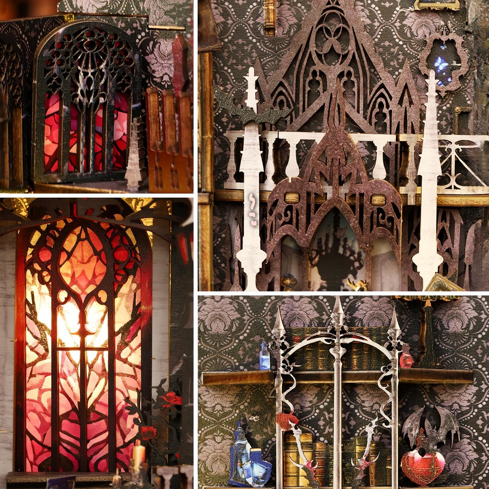 Amazon.com: DIY Book Nook Kit William Castle - Gothic Style Castle