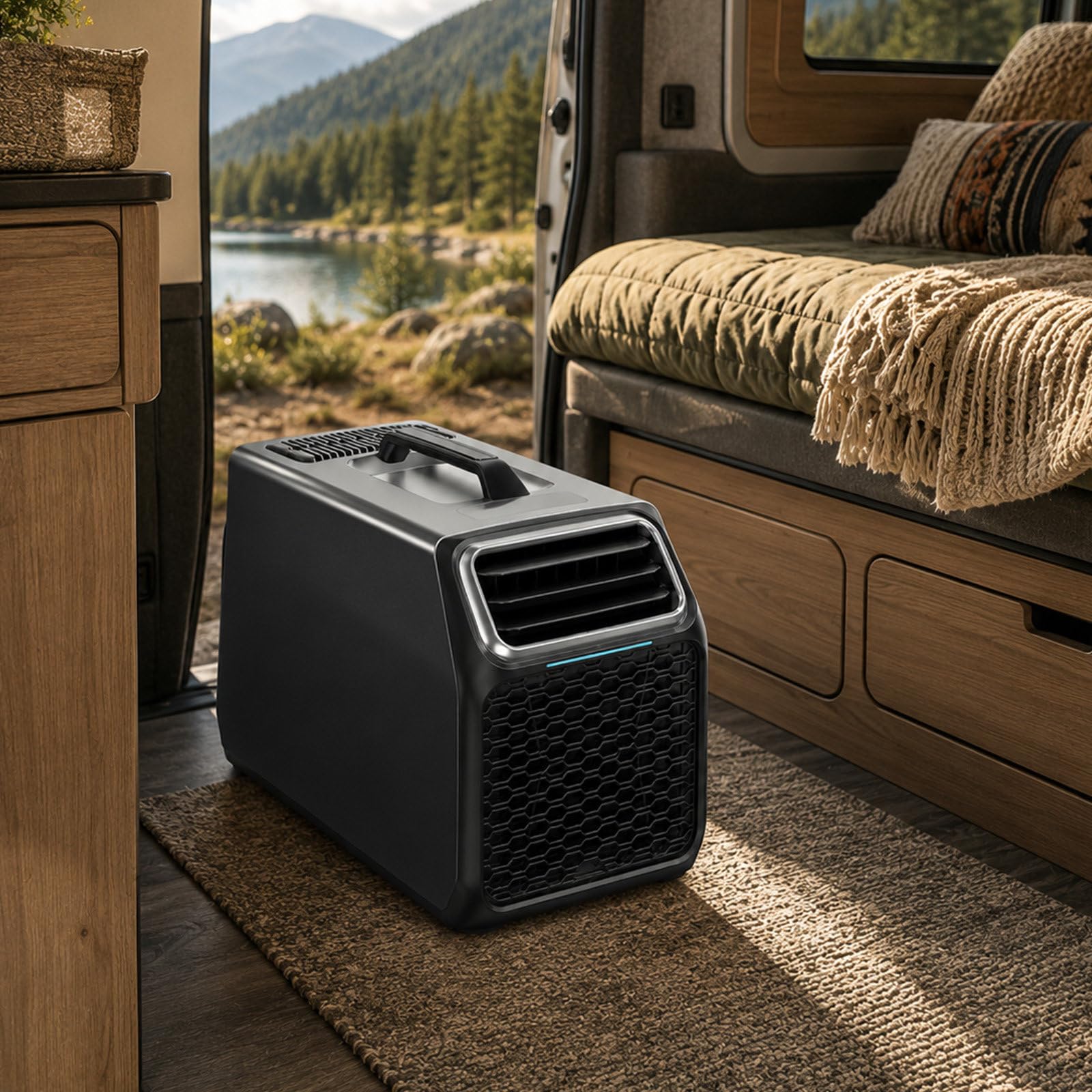 agreilduite Portable Air Conditioner for Home Offices, Rentals and Guest Rooms 1800w/8-10m²