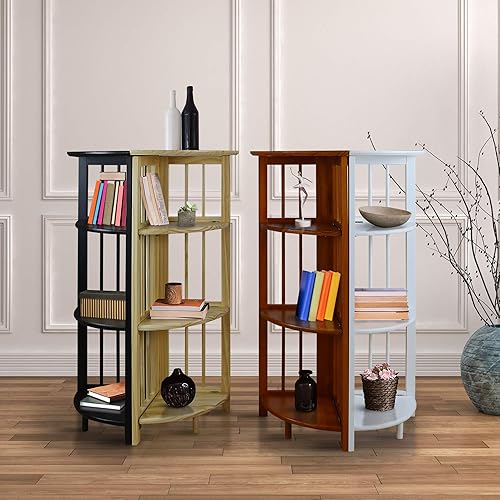 Miniatura 5 de Casual Home Estantería plegable de 4 estantes, natural (nueva)