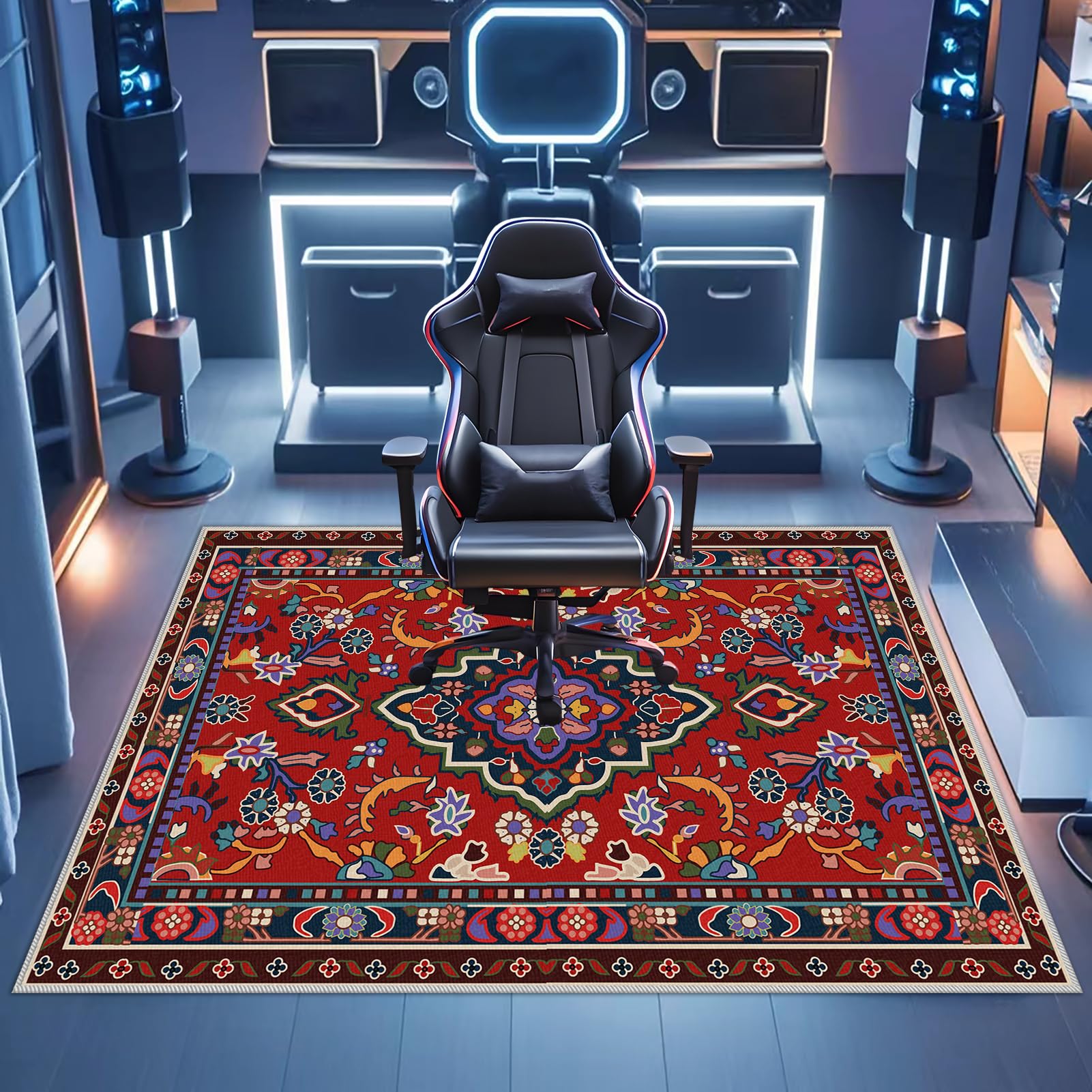 120 x 140 cm Protector Suelo Silla Ruedas Alfombra para Silla de Escritorio Alfombra Silla Gaming Protector Suelo Silla Suelo Duro Laminado Parqué Azulejos Alfombrilla Protectora para Suelo