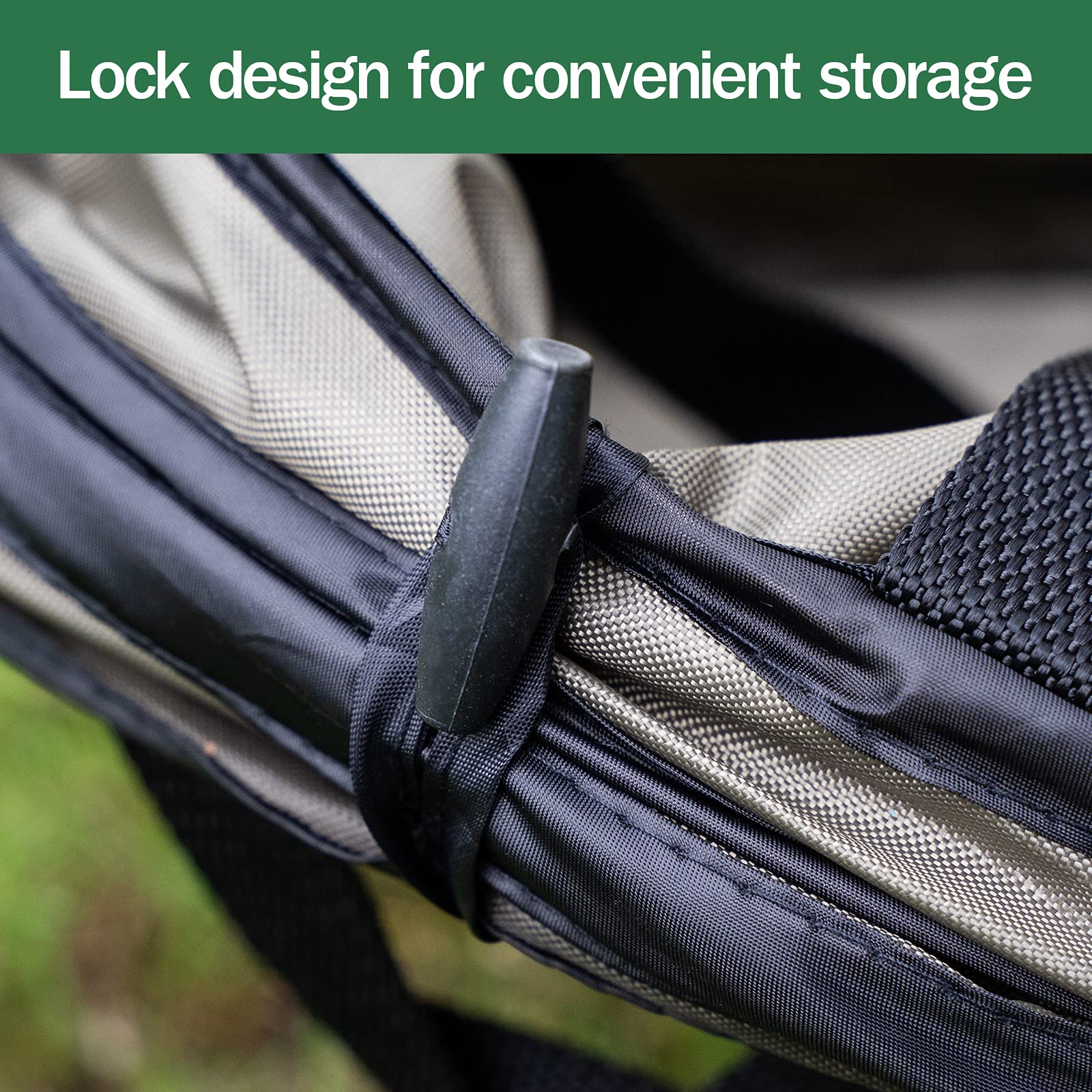 BOOKUU 10 Gallon Metal and Polyester Pop-Up Recycle Bin