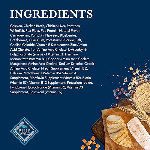 Miniatura 9 de Blue Buffalo Alimento húmedo natural para perros con apoyo gastrointestinal para dieta veterinaria, requerida receta veterinaria, pollo, latas de
