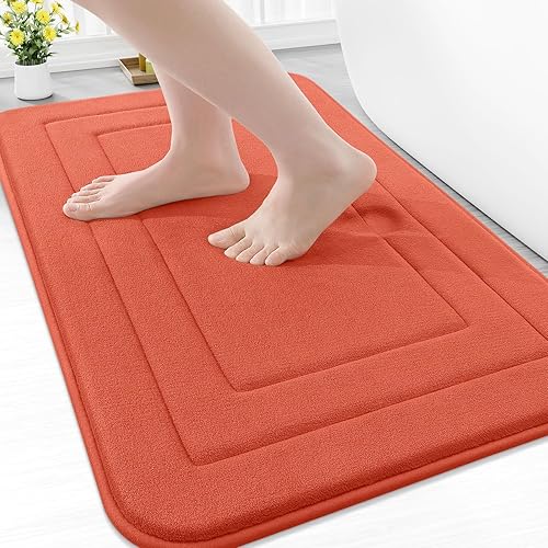 Miniatura 20 de Arotive Tapete de baño de espuma viscoelástica de 30 x 20 pulgadas, ultra suave y absorbente, lavable a máquina, cómodo tapete de baño para suelo