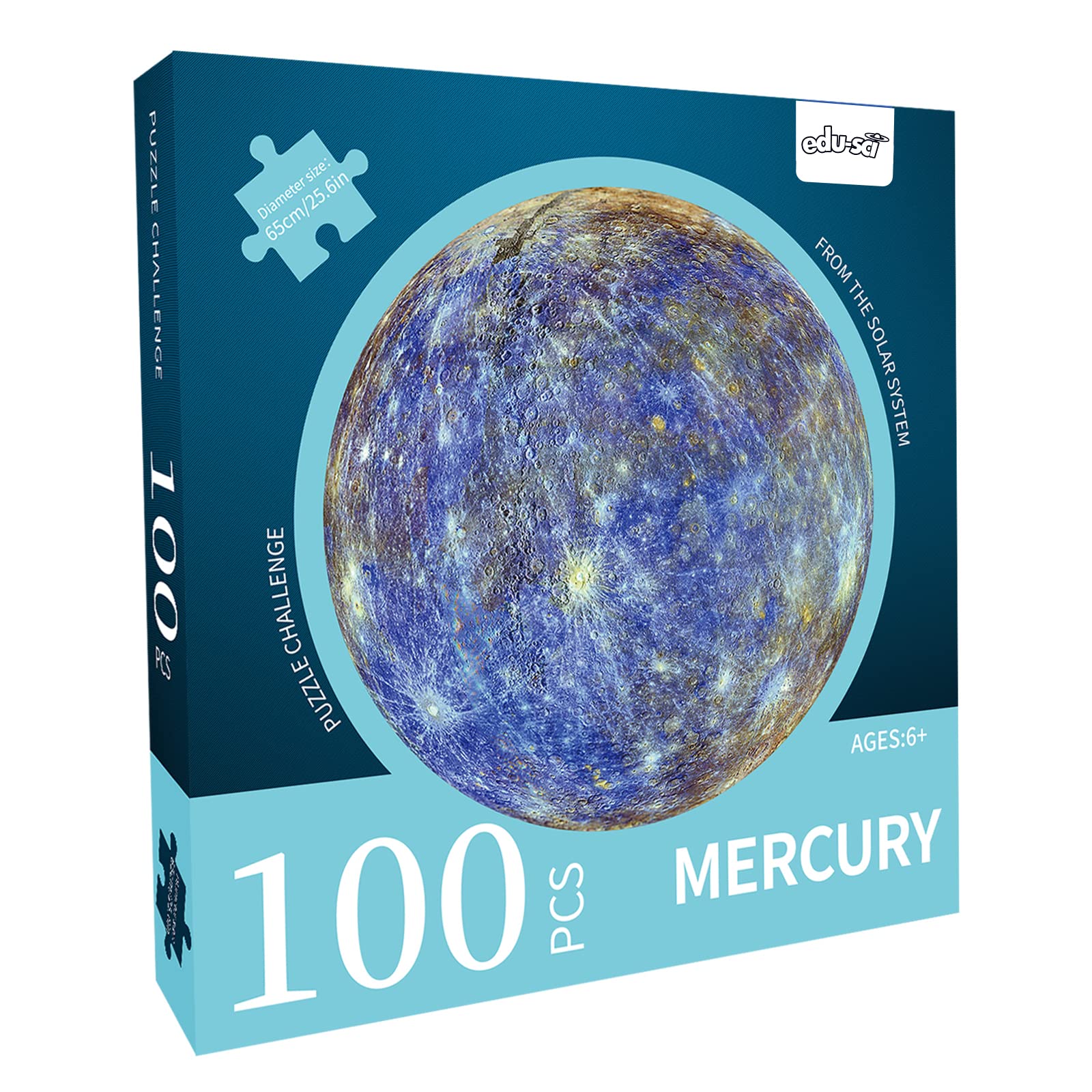 Edu-Sci Solar System Planet Jigsaw (Mercury 100pcs)