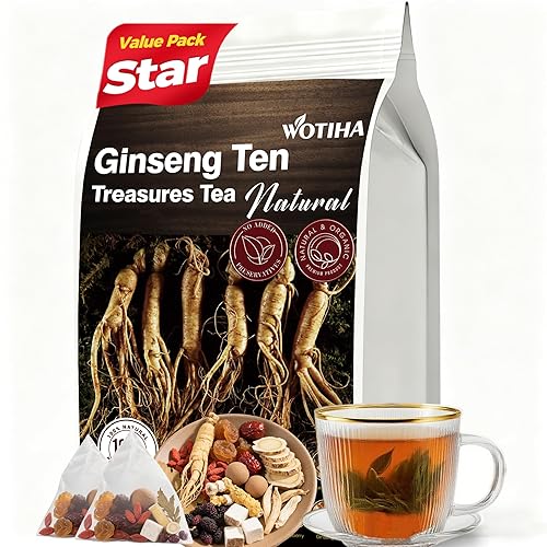 Miniatura 14 de WOTIHA 60 bolsas de té de raíz de diente de león de primera calidad, 100% tostado natural, apoya la salud del hígado y los riñones, la digestión y